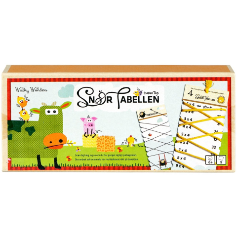 Wacky Wonders - Snør Tabellen 1-10 (DK/SE)