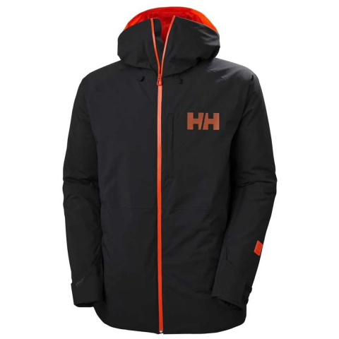 Helly Hansen Powderface, ski jas, meneer, zwart