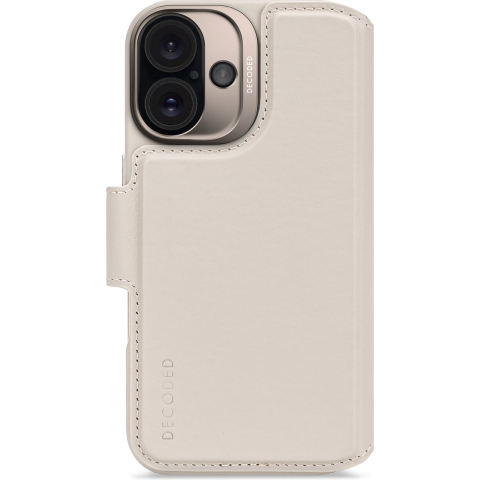 Decoded Leather Detachable Wallet for iPhone 16 Clay