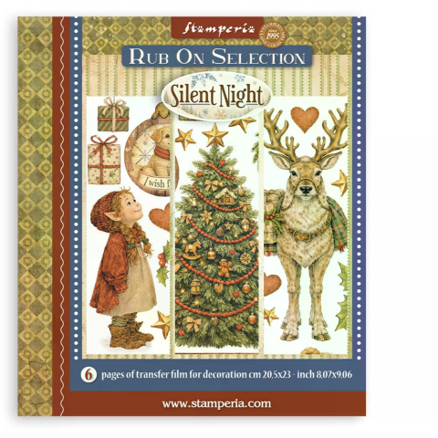 Stamperia XL Rub On assortiment "Silent Night"