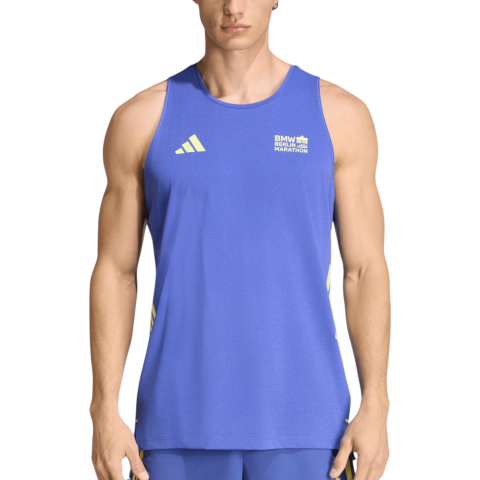 adidas BMW Berlin Marathon 2026 Tanktop, M, Blauw