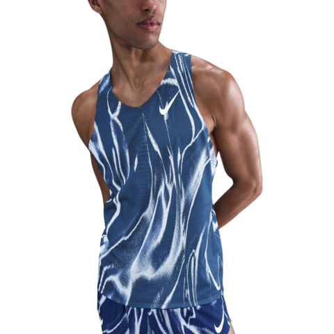 Nike AeroSwift Tanktop, XL, Blauw