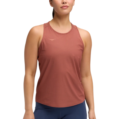 Hoka Airolite Tank 2.0 Tanktop, S, Rood