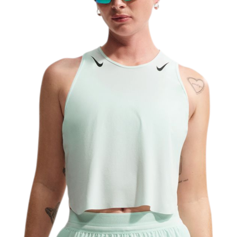 Nike AeroSwift crop Tanktop, XS, Groen