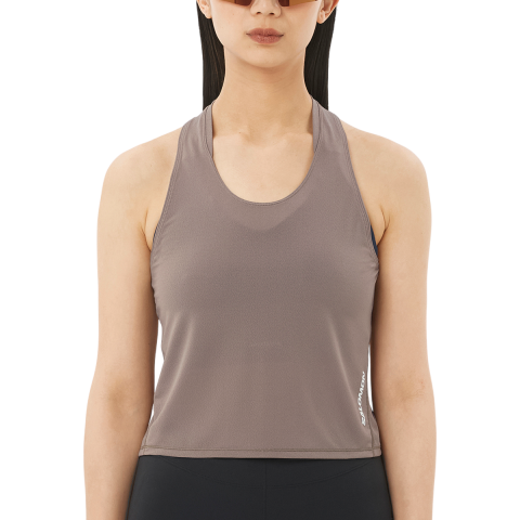 Salomon SENSE AERO SHORT TANK W Tanktop, S, Grijs