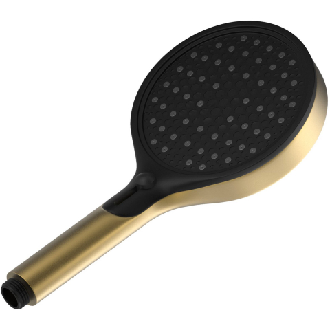 Hotbath &More M320 infinite handdouche 13,5cm rond geborsteld messing PVD