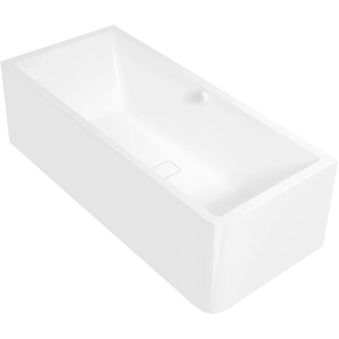 Polysan Marlene Curve L MONOLITH rechthoekig bad 165x75x63cm, wit