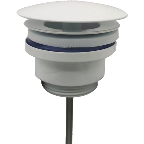 Wiesbaden UniMatch open afvoerplug 5/4''mat wit