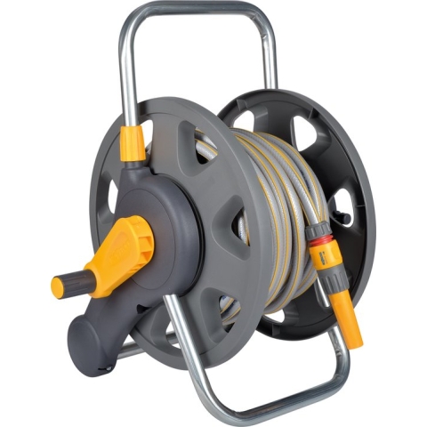Hozelock Slanghaspel 2 in 1 + 25 m slang