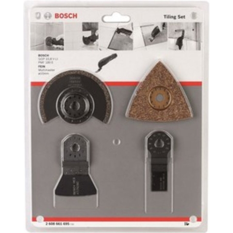 Bosch - 4-delige tegelset ACZ 85 RT (1x); AVZ 78 RT (1x); ATZ 52 SC (1x); AIZ 20 AB (1x)