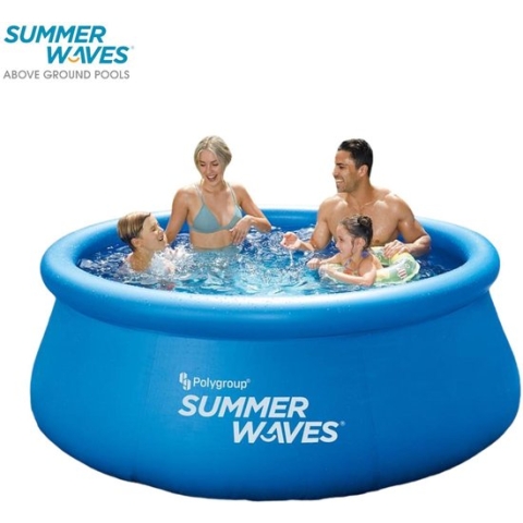 Summer Waves Quick Set Zwembad | Met Filterpomp  | Ø244 x 76 cm