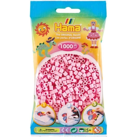 Hama Strijkkralen Rose Pastel 1000 Stuks