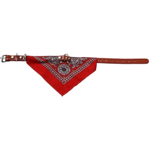 Adori Halsband Met Zakdoek - 40 x 1,6 - S/M - Rood