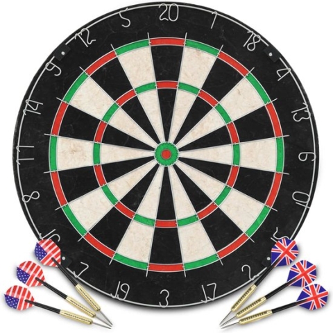 vidaXL-Dartbord-professioneel-met-6-darts-sisal