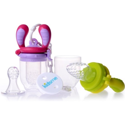 KidsMe Food Feeder Start Pakket - Groen/Lavendel