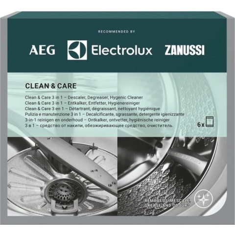 Clean & Care ontkalker en ontvetter 6x50g