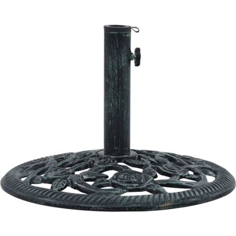 vidaXL-Parasolvoet-9-kg-40-cm-gietijzer-groen