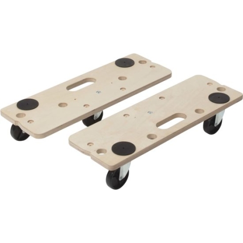 Wolfcraft 5548000 Meubel-transportroller Laadvermogen (max.): 300 kg 565 mm x 390 mm x 960 mm Aantal rollers 6