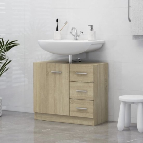 vidaXL-Wastafelkast-63x30x54-cm-spaanplaat-sonoma-eikenkleurig