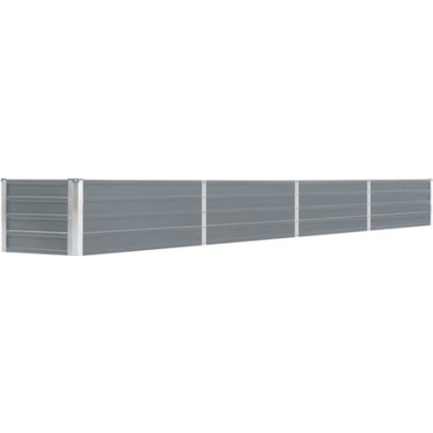 vidaXL-Plantenbak-verhoogd-320x40x45-cm-gegalvaniseerd-staal-grijs