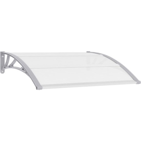 vidaXL-Deurluifel-120x80-cm-PC-grijs-en-transparant