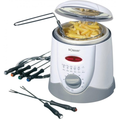 Bomann FFR 1290 CB - Frituurpan/Fonduepan - 6 Fonduevorkjes