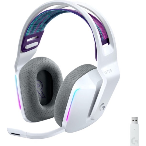 Logitech G733 LIGHTSPEED - Draadloze Gaming Headset - PS5/PS4 & PC - Wit