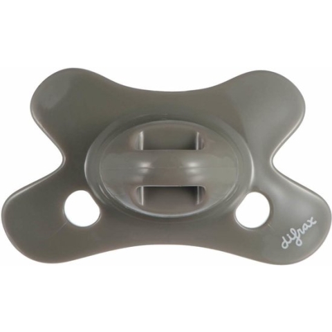 Difrax Fopspeen - Dental - 0/6 Maanden - Gray
