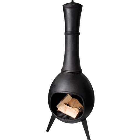 Esschert Design - Tuinhaard Large Gietijzer (Ø 53 cm) - Vuurhaard - Gietijzer - Zwart