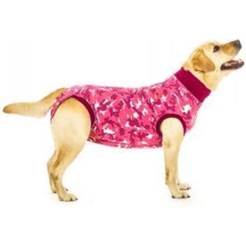 Suitical Recovery Suit Hond: Maat L - Roze camouflage