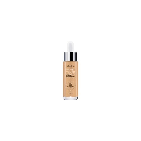 L'Oréal Paris True Match Nude Volumegevend Getint Serum Foundation met hyaluronzuur - 4-5 Medium - 30ml - Vegan