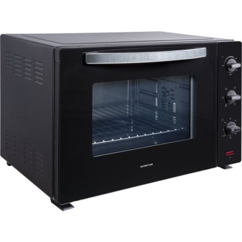 Inventum OV607B - Vrijstaande heteluchtoven - Draaispit - 60 liter - 2000 watt - 6 programma's - Zwart