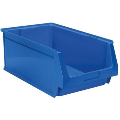 Stapelbak, stapelbaar, kunststof, 500 x 303 x 200 mm, blauw