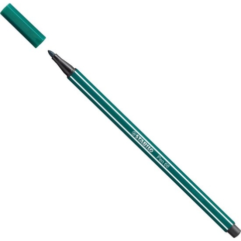 STABILO Pen 68 - Premium Viltstift - Blauw Groen - per stuk