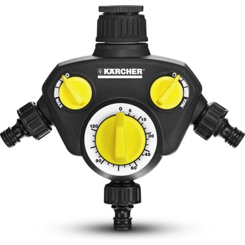 Kärcher WT 2 Watertimer - 3-weg verdeler - met timer - incl. kraanaansluiting