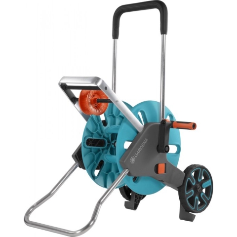 GARDENA - AquaRoll M CleverRoll Easy Slangenwagen - Maximaal 60 Meter - Inklapbare Zwengel