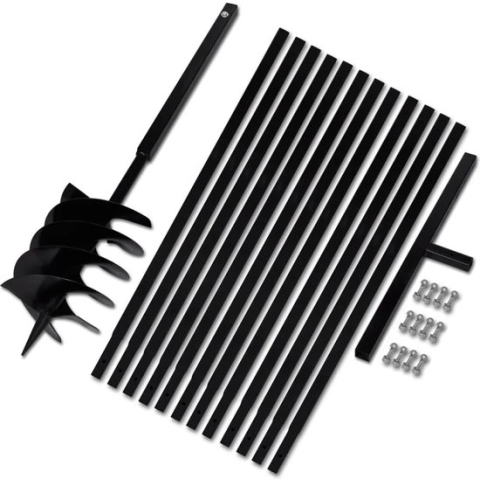 vidaXL-Grondboor-met-handvat-120-mm-en-verlengstukken-5-m-(staal)