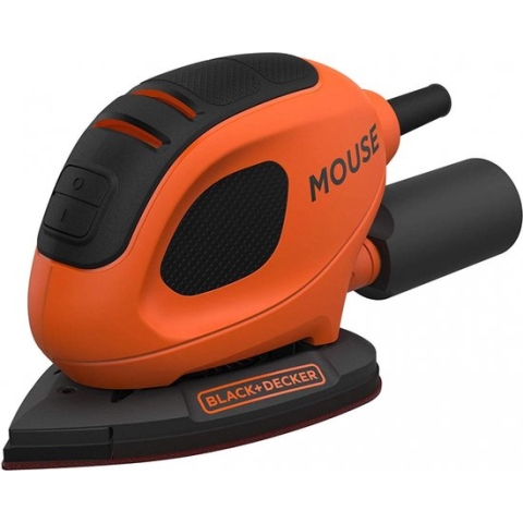 BLACK+DECKER Mouse BEW230-QS detailschuurmachine - 55W - incl. 6 schuurvellen