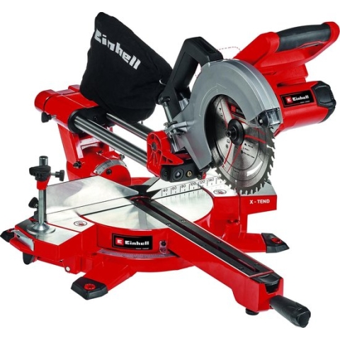 Einhell Accu Radiaal Afkort-/Verstekzaag TE-SM 36/210 Li Solo - Power X-Change - 36 V/Li-ion - Ø210 mm - Incl. 40 tands zaagblad - Excl. accu en lader