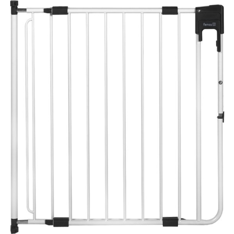 fenss SafetyDoor Traphekje – wit - 75 t/m 116 cm breed - extra hoog