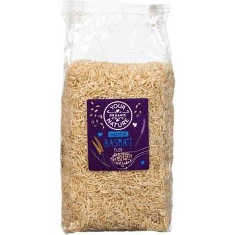 Volkoren basmatirijst 800 gram Your Organic Nature - Biologisch