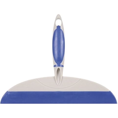 Linea Softwise Douchewisser Met Zuignap Blauw/Wit