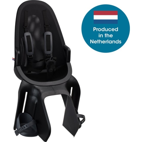 Qibbel Air Fietsstoeltje Achter Bagagedrager bevestiging - Black
