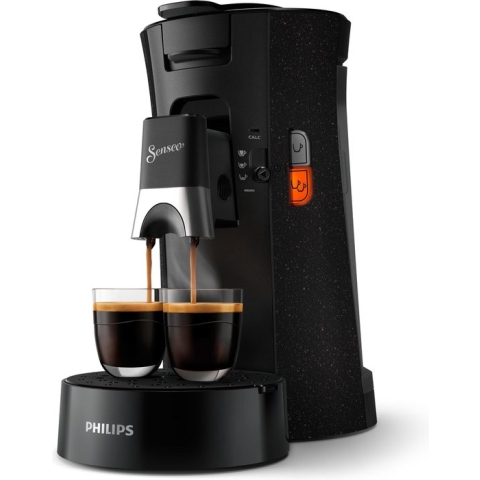 Philips Senseo Select Eco-model CSA240/20 - Koffiepadapparaat - Zwart met spikkeleffect