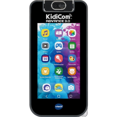 VTech KidiCom Advance 3.0 Telefoon - Interactieve Kinder Mobiel met Camera - Educatief Speelgoed - Vanaf 5 Jaar - Blauw