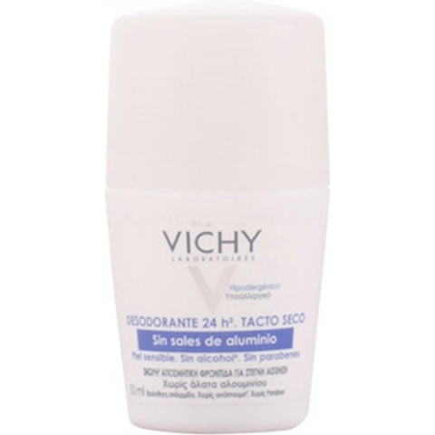 Vichy Deodorant 24u Reactieve Huid Roller - 50 ml