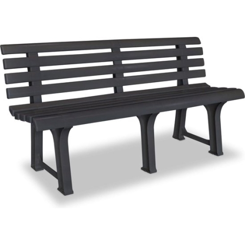 vidaXL-Tuinbank-145,5-cm-kunststof-antraciet