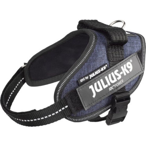 Julius-K9 IDC Powertuig - Hondentuig - XS - Mini-Mini - Denim