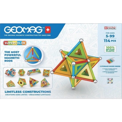Geomag Super Color Recycled 114 delig