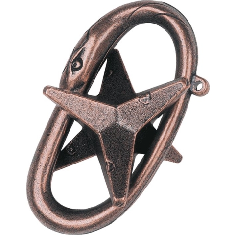 Huzzle Breinbreker Cast Star 11,8 Cm Staal Brons